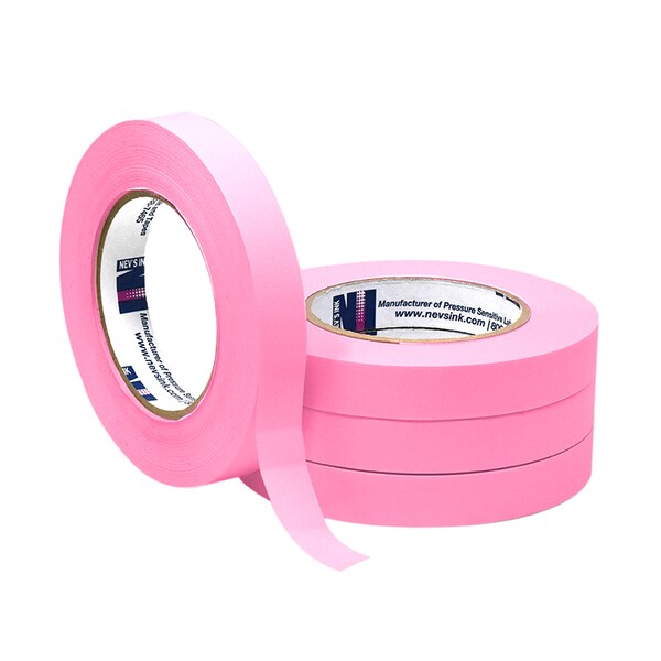 3/4 wide x 60yd Pink Labeling Tape, PK4